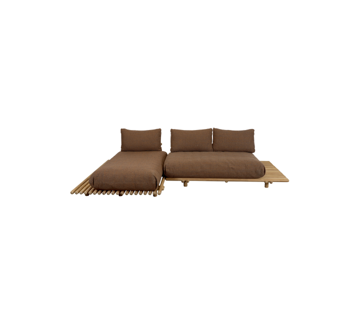 STICKS PLATFORM, canapé avec chaise longue