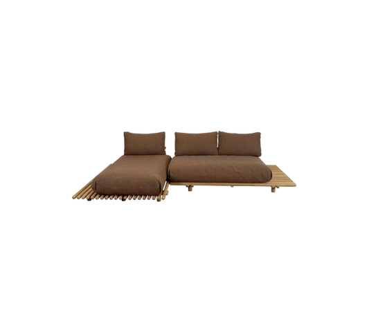 STICKS PLATFORM, canapé avec chaise longue