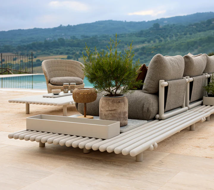 STICKS PLATFORM, canapé avec chaise longue