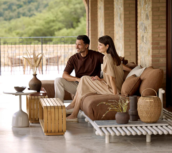 STICKS PLATFORM, canapé avec chaise longue