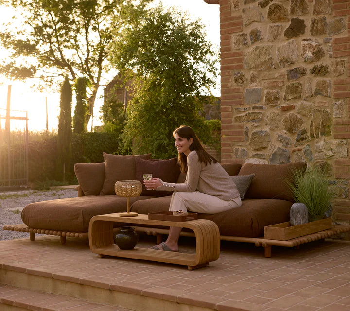 STICKS PLATFORM, canapé avec chaise longue